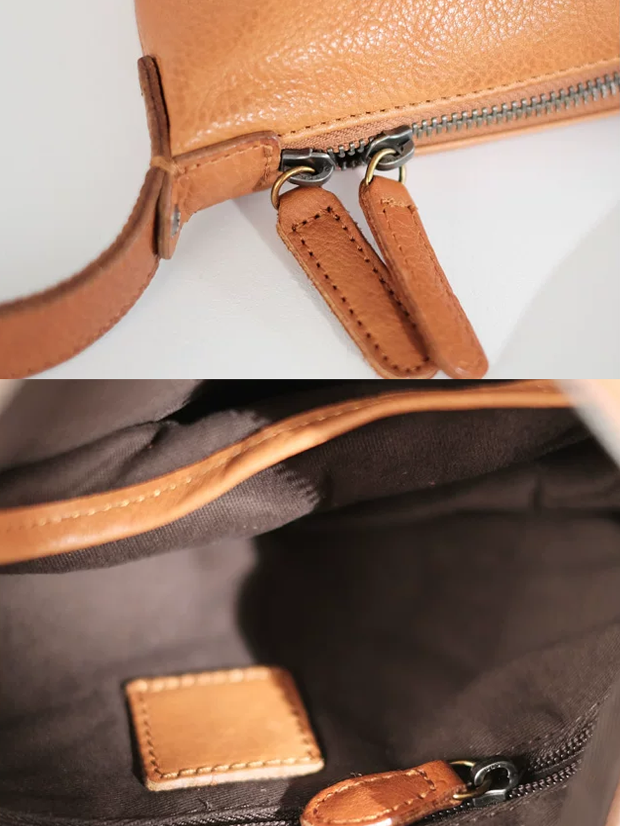 Vintage Leather Crossbody Bag