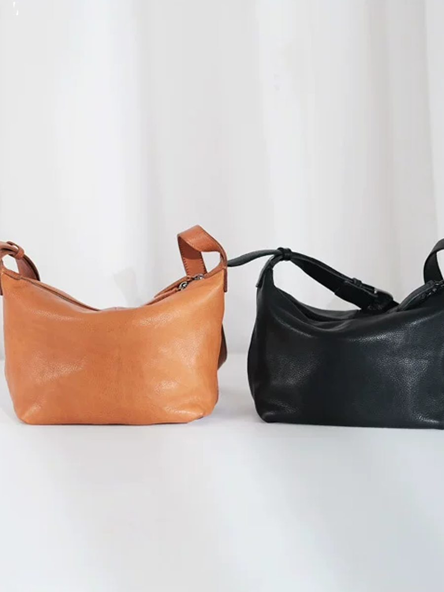 Vintage Leather Crossbody Bag