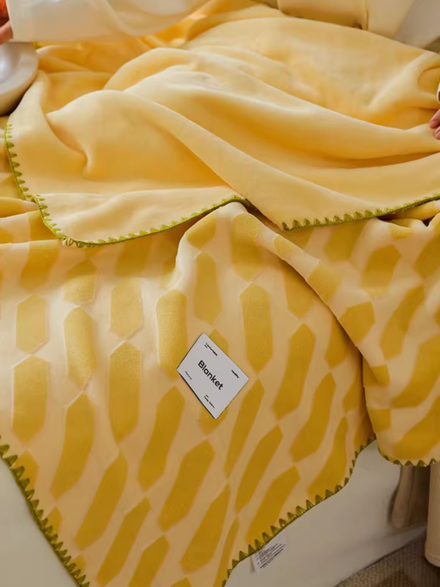 Artistic Soft Sherpa Fleece Throw Blanket