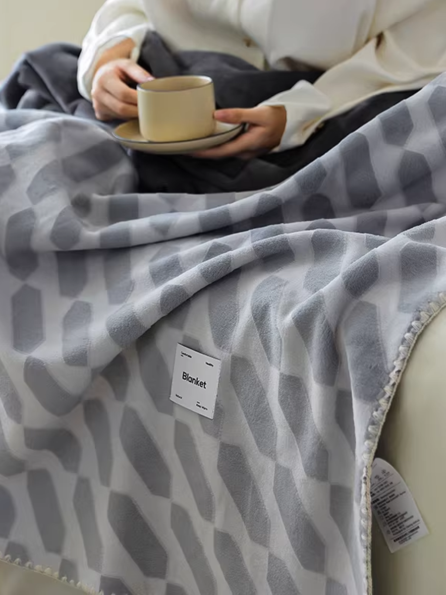 Artistic Soft Sherpa Fleece Throw Blanket
