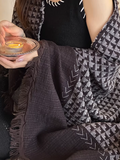 Retro Yarn-dyed 100% Cotton Gauze Throw Blanket