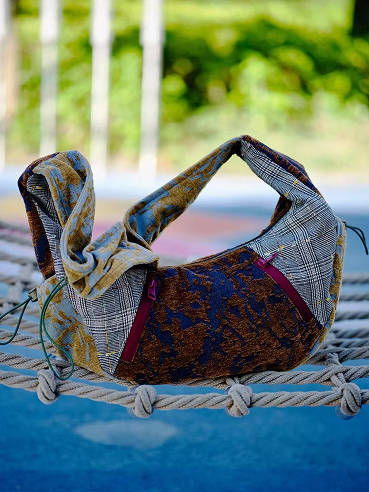 Women Ethnic Patchwork Crossbody Bag