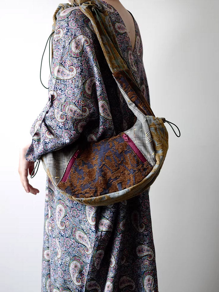 Women Ethnic Patchwork Crossbody Bag