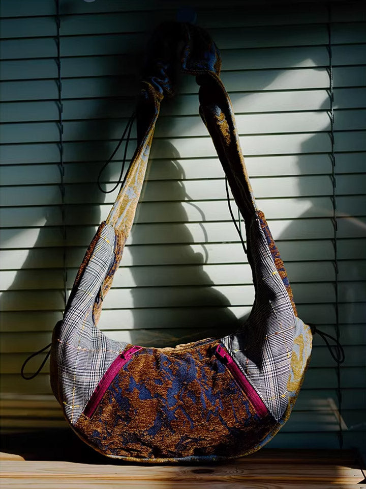 Women Ethnic Patchwork Crossbody Bag