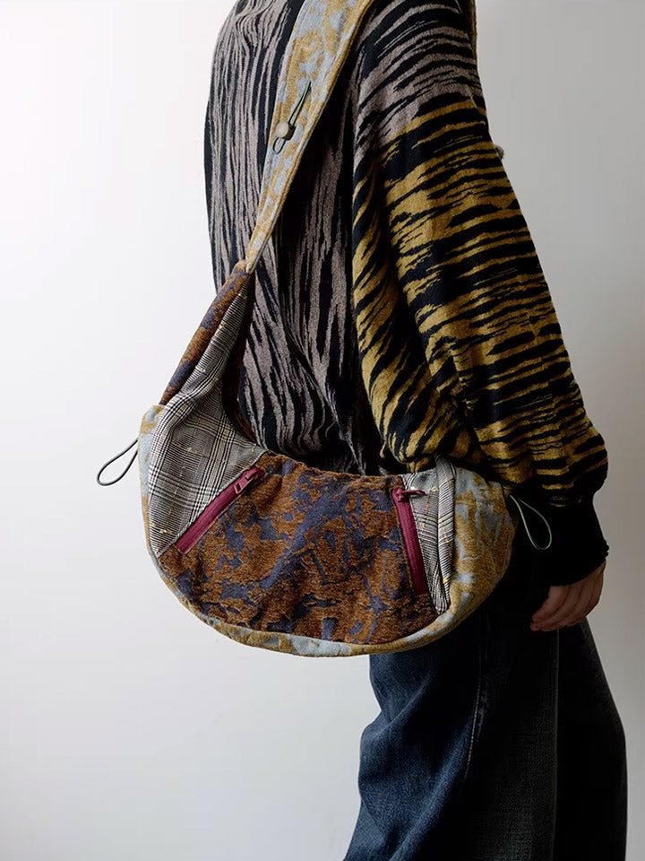 Women Ethnic Patchwork Crossbody Bag