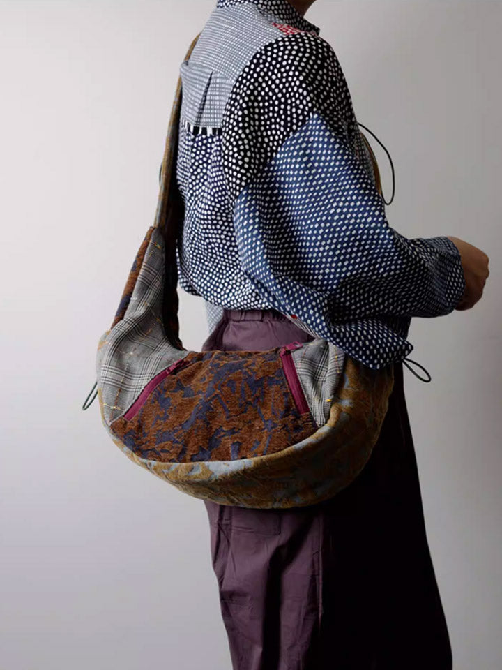 Women Ethnic Patchwork Crossbody Bag