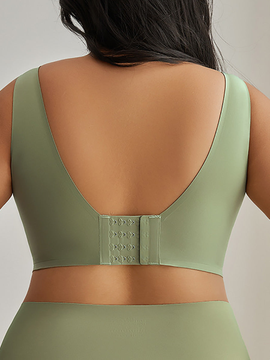 Women Pure Color Bra Pad Pure Color Bra