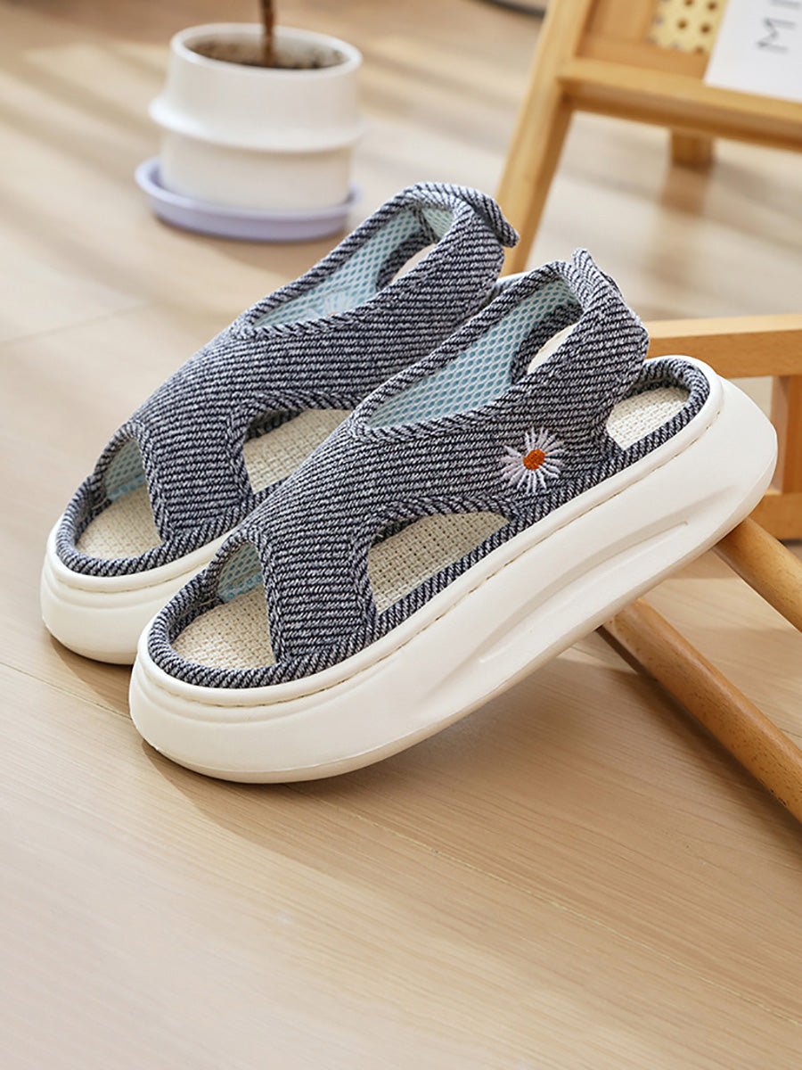Women Summer Comfort Linen Slippers