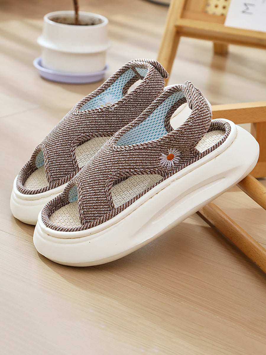 Women Summer Comfort Linen Slippers