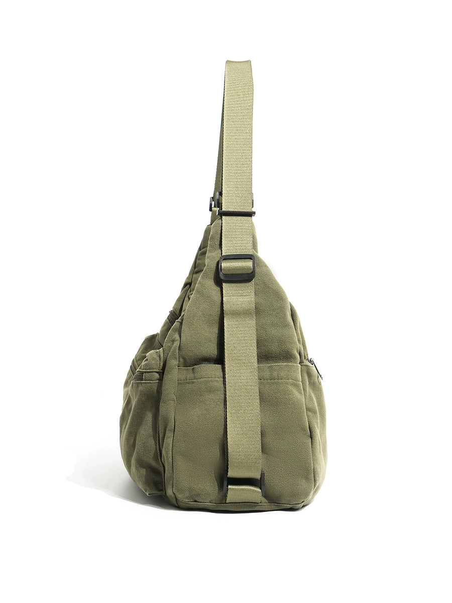 Women Vintage Washed Canvas Convertible Bag