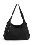 Women Vintage Washed Canvas Convertible Bag