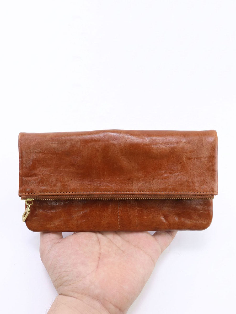 Women Genuine Leather Multi-Card Clutch – Chic Versatile Coin Purse