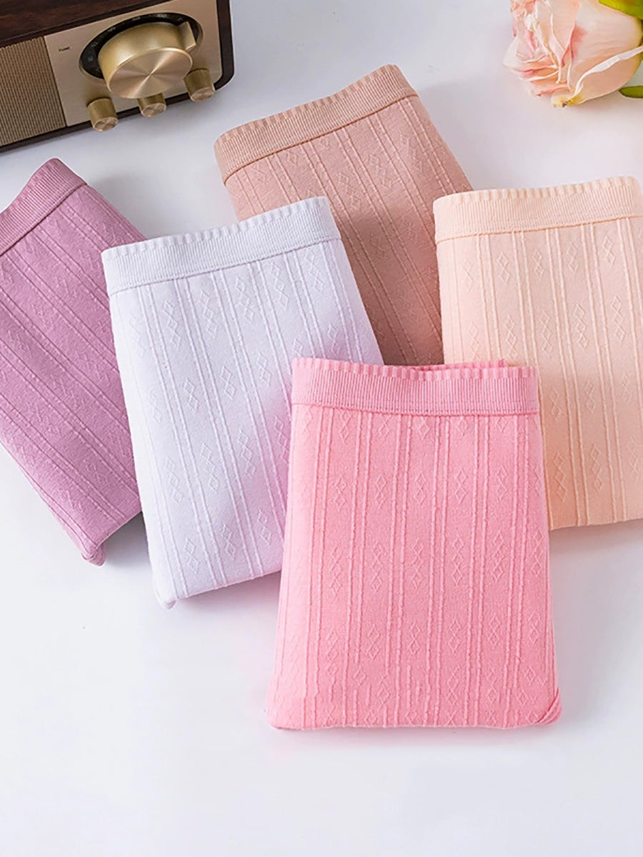 5 Pieces Women Comfort Cotton Underwear