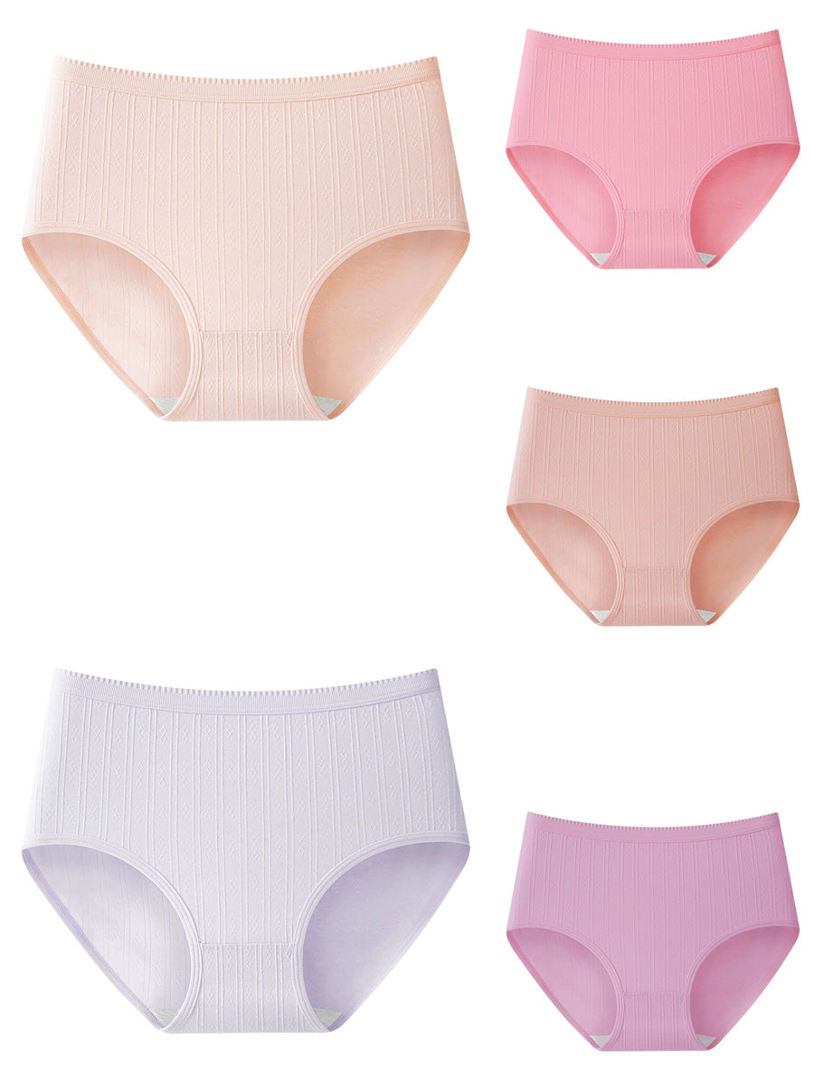 5 Pieces Women Comfort Cotton Underwear