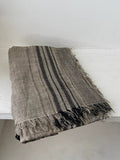 Women Vintage Stripe Fringe Versatile Shawl Scarf