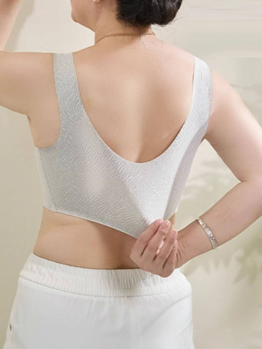 Women Front Closure Back Smoothing Integrated Shaping Anti-Sagging Bra