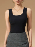 Women Built-In Bra Graphene Down Thermal Vest – Shaping Warm Base Layer