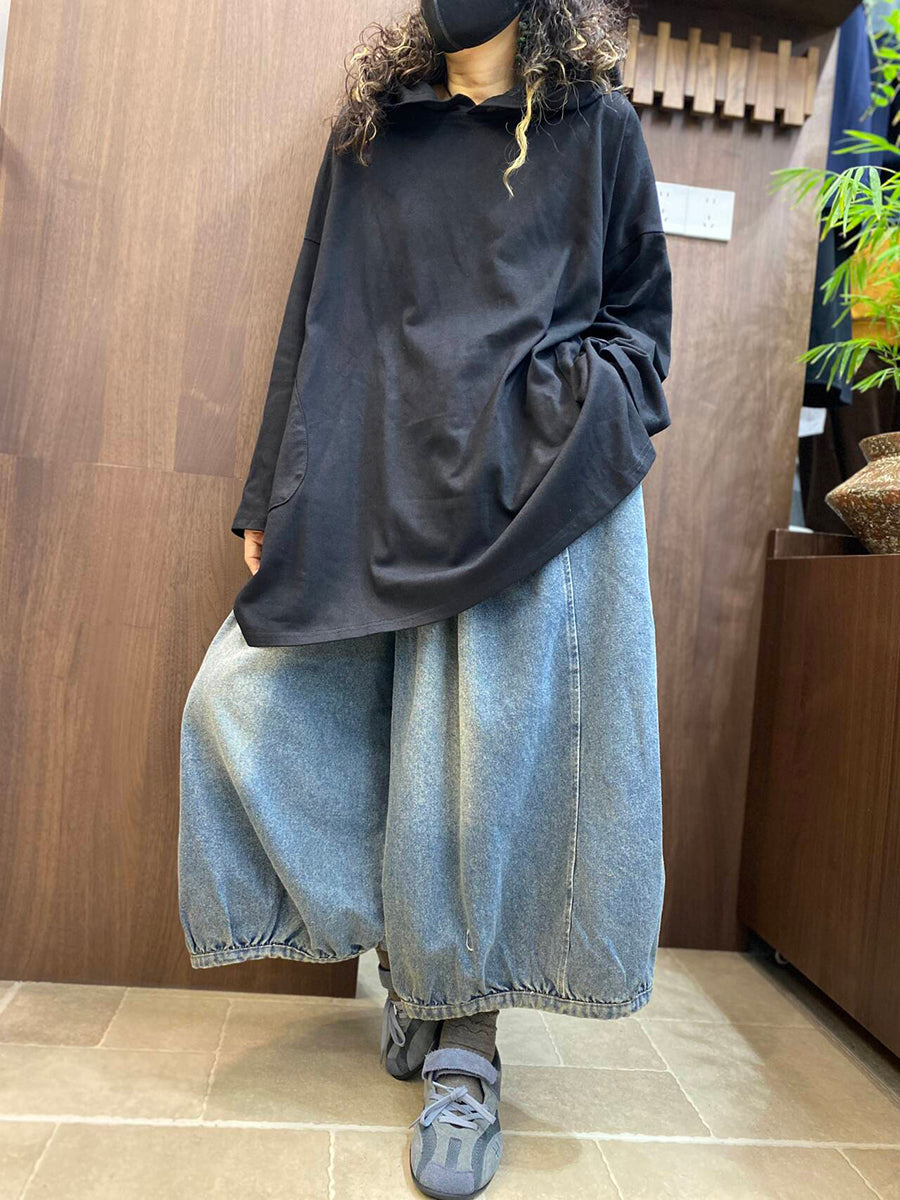 Women Effortless Chic Oversized Long Sleeve Hoodie