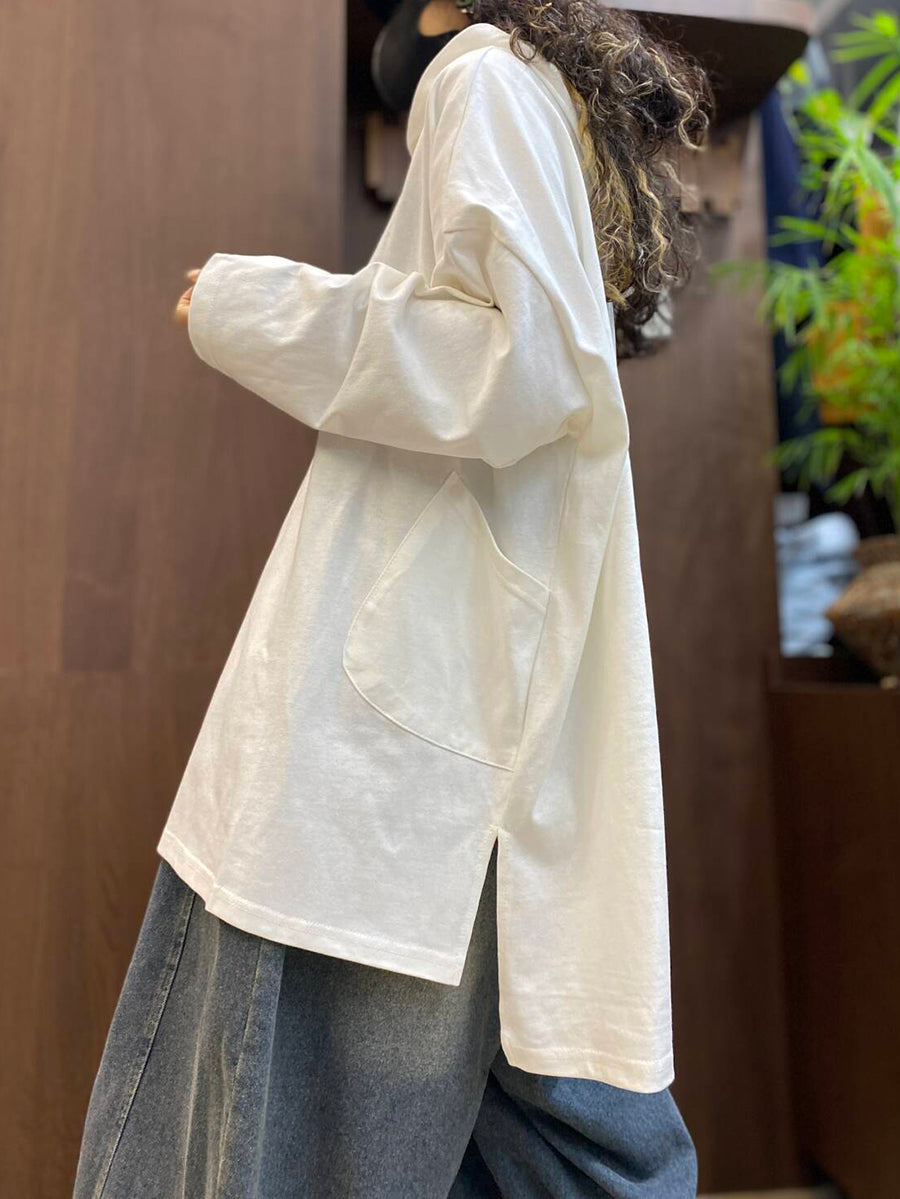 Women Effortless Chic Oversized Long Sleeve Hoodie