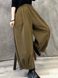 Women Effortless Chic Straight-Leg Casual Pants