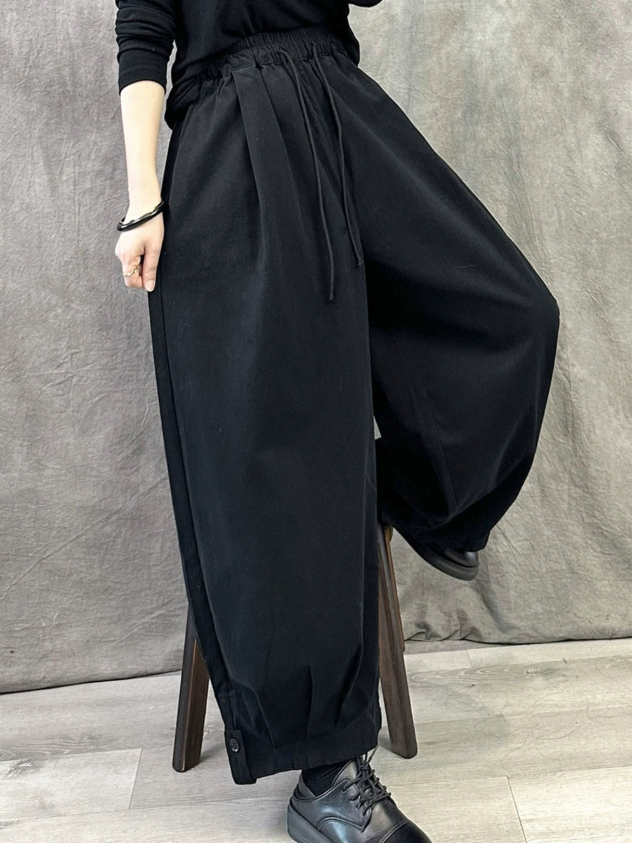 Women Effortless Chic Straight-Leg Casual Pants