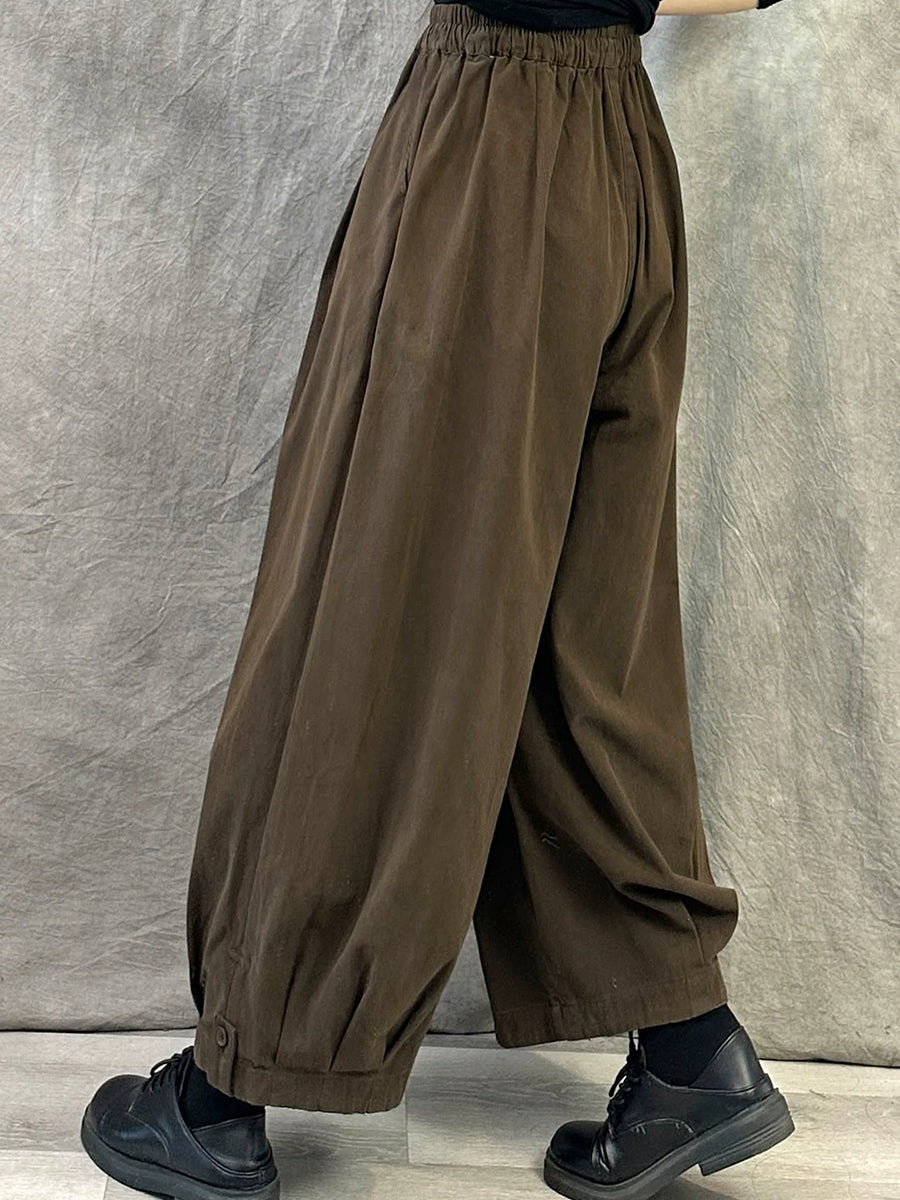 Women Effortless Chic Straight-Leg Casual Pants