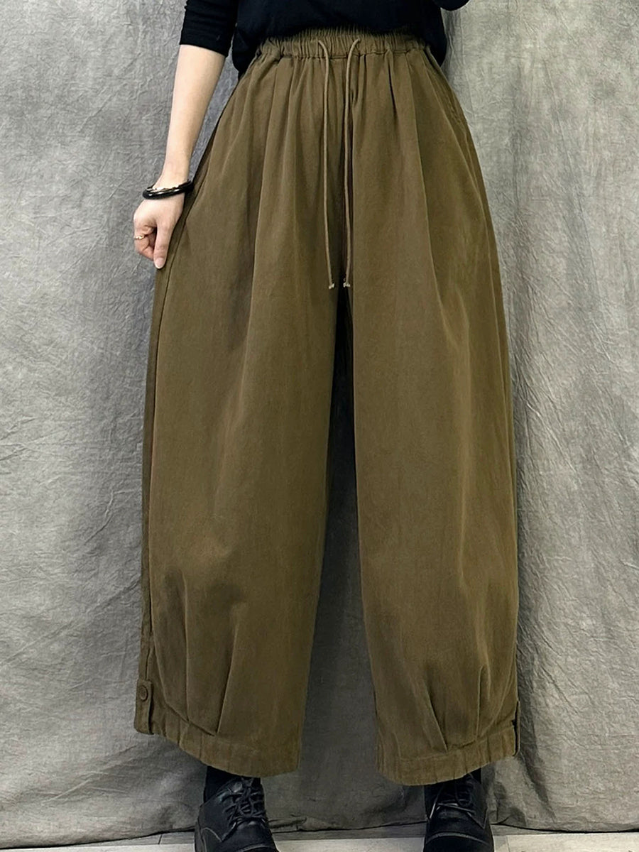 Women Effortless Chic Straight-Leg Casual Pants