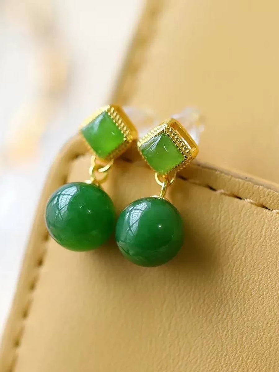 Women Vintage Palace Style Solid Color Drop Earrings