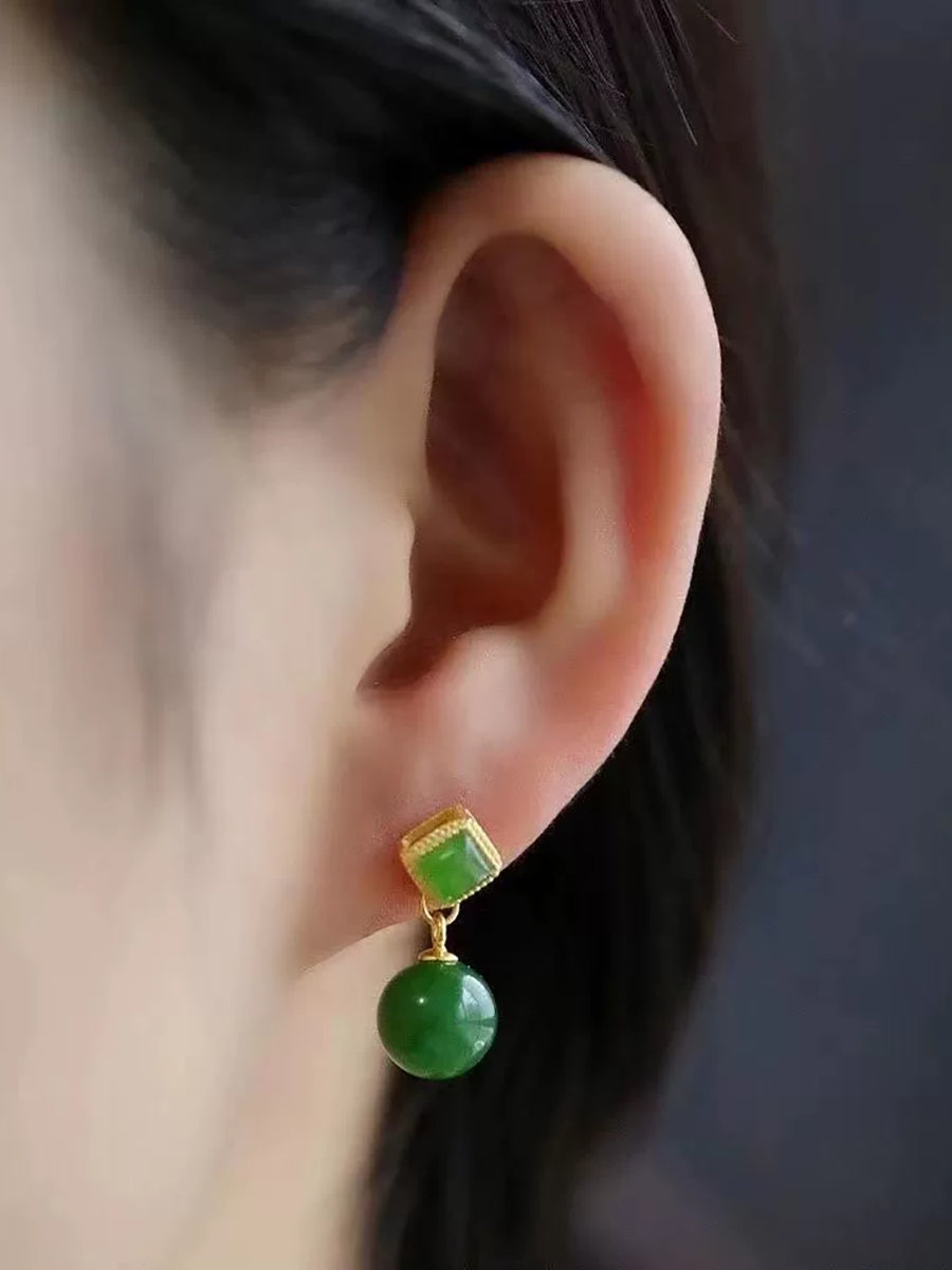 Women Vintage Palace Style Solid Color Drop Earrings