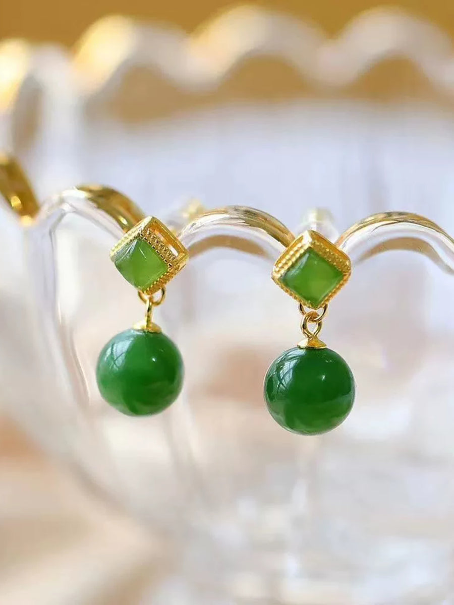Women Vintage Palace Style Solid Color Drop Earrings