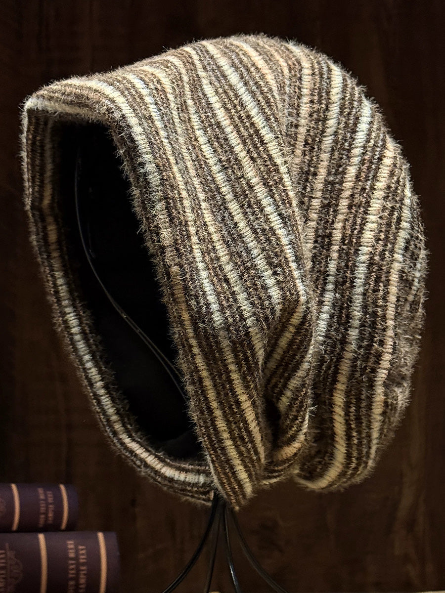 Women Warm Striped Knit Slouchy Beanie