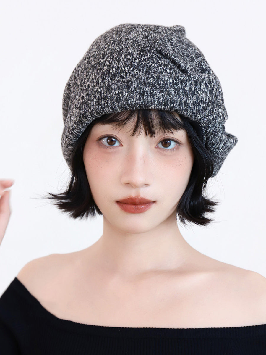 Women Lazy Style Thickened Warm Knit Slouchy Beanie