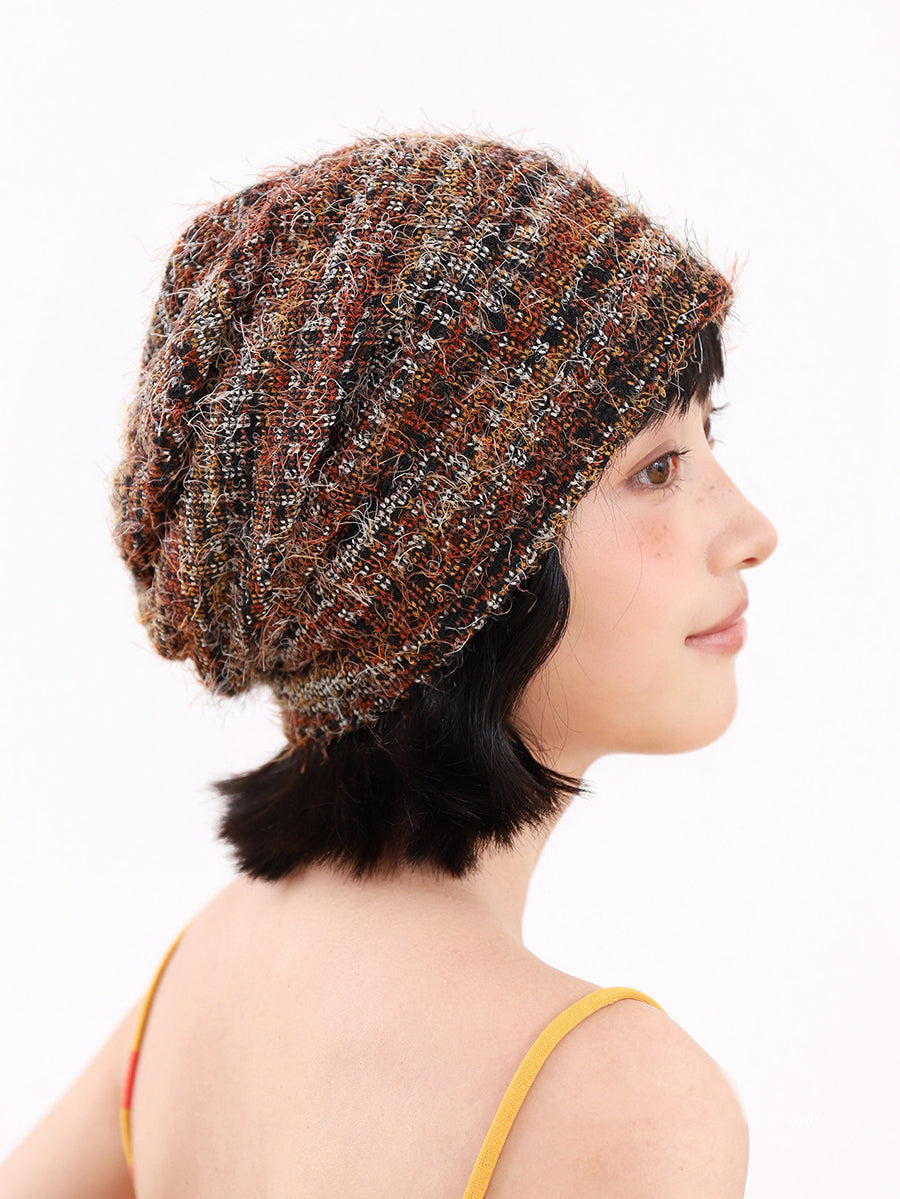 Women Vintage Lazy Warm Thick Knit Slouchy Beanie