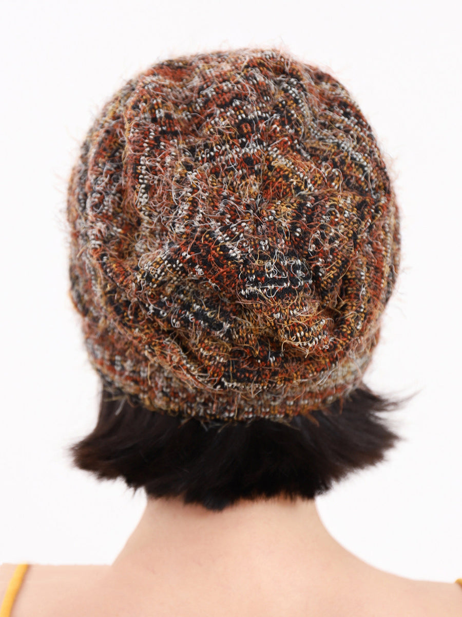 Women Vintage Lazy Warm Thick Knit Slouchy Beanie