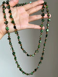 Women Forest Style Beaded Bohemian Long Necklace
